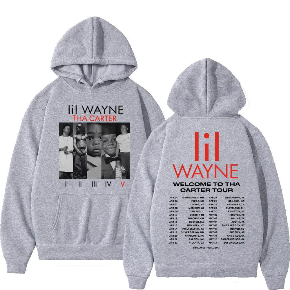 Rapper Lil Wayne Double Sided Print Hoodie