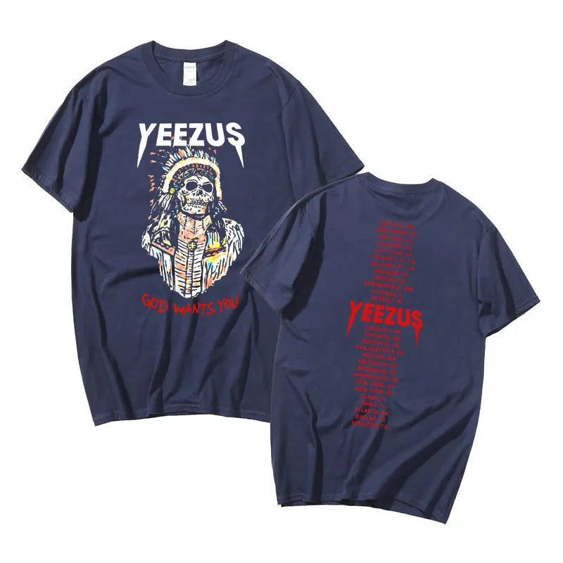 Men Women Hip Hop Vintage T-shirt Oversized