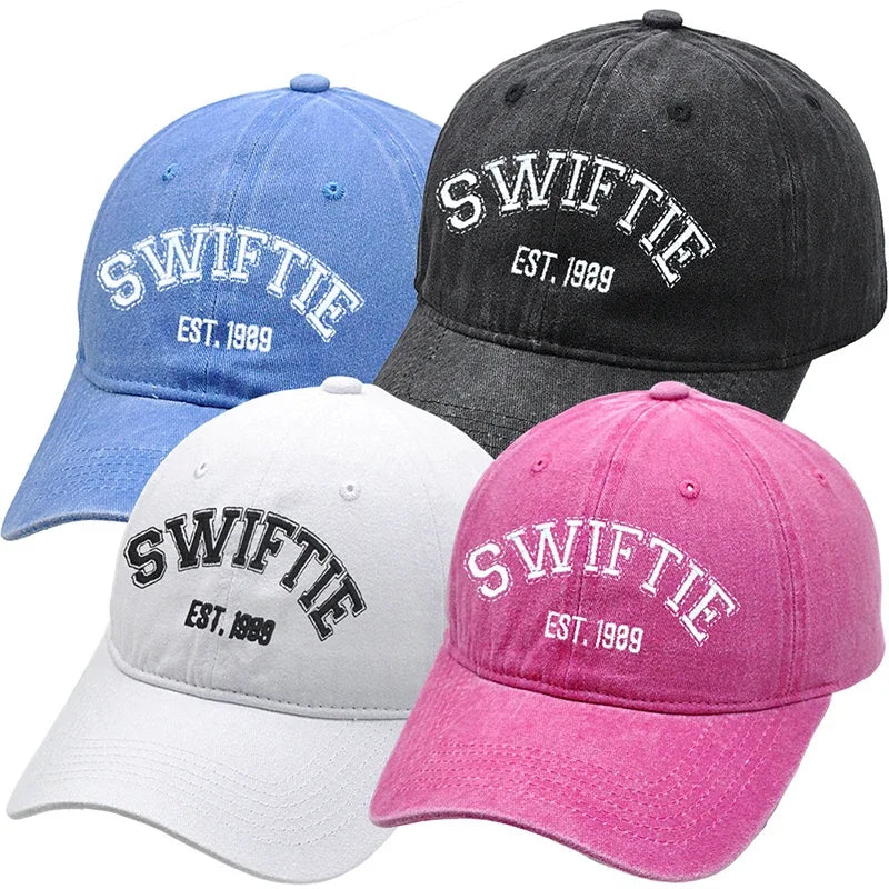 Taylors The Swifts Baseball Caps 1989 Printing Hats Retro Fashion Unisex Truck Driver's Father's Sun Hat