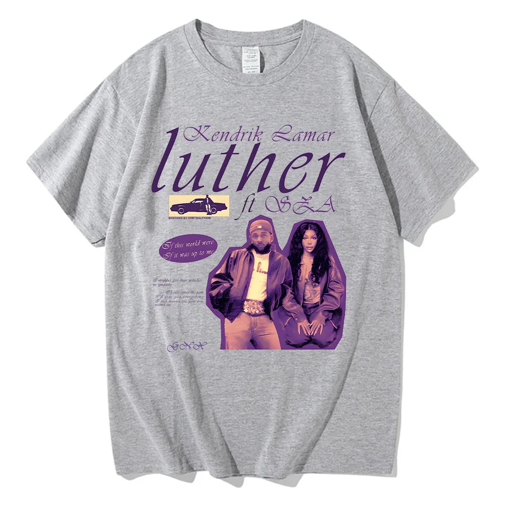 SZA Kendrick Lamar TShirt Luther Album Tees