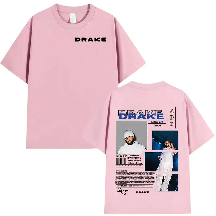 Rapper Drake Tour 2025 Album Graphic T Shirt